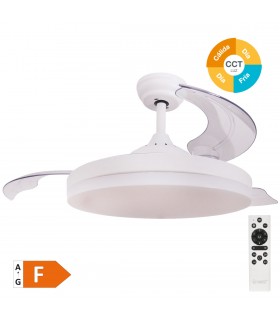 Ventilador Tungati DC 36W 3547Lm 3 Aspas Blanco CCT