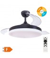 Ventilador Tungati DC 36W 3547Lm 3 Aspas Negro CCT