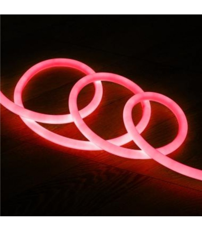 Bobina Neon Flex 360º 9W 270Lm IP67 Rojo 50 Metros