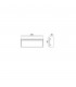 Baliza Pared Superficie 6W 400Lm IP54 Negro