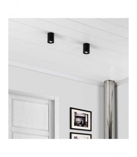 Aplique de Techo Basculante Superficie GU10 Negro