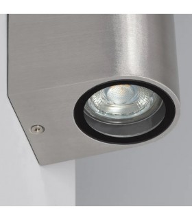 Aplique Pared Middle 1xGU10 Niquel IP44