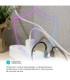 Base Múltiple Wifi o Bluetooth 4T + 2 USB A + 1 USB C (3x1.5mm) 1,5m Compatible Amazon Alexa/Google Home
