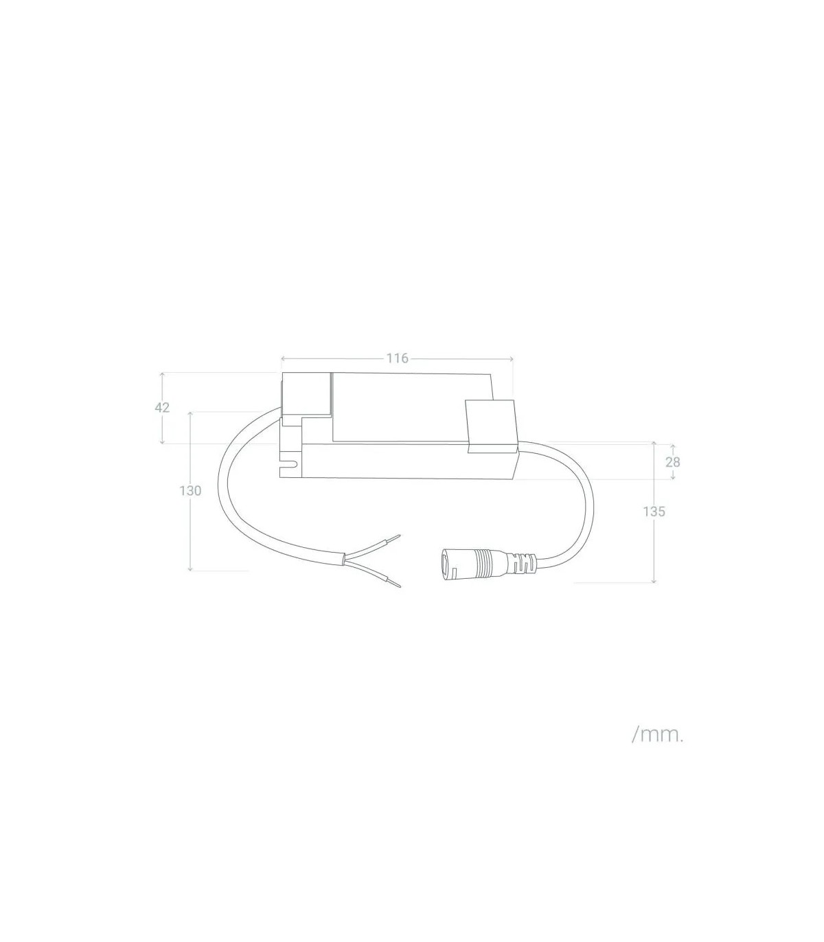 Driver EAGLERISE 30W OUT67-100VDC 300mA IP20