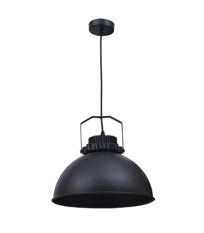 Lámpara Colgante Berliner Negra 1XE27 REGX31
