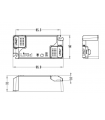 Driver LIFUD 14W Salida 25-42VDC 350mA Regulable Triac