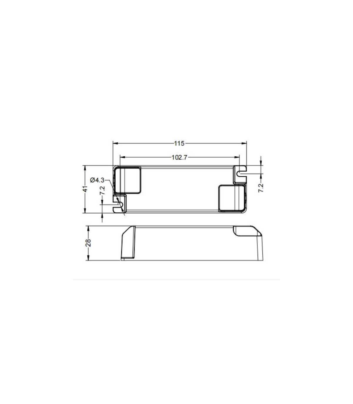 Driver LIFUD 42W OUT 33-40VDC 1000mA Free Flicker