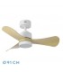 Ventilador de Techo ZEPELIN DC Blanco 18W 1900Lm 3 Aspas Haya CCT