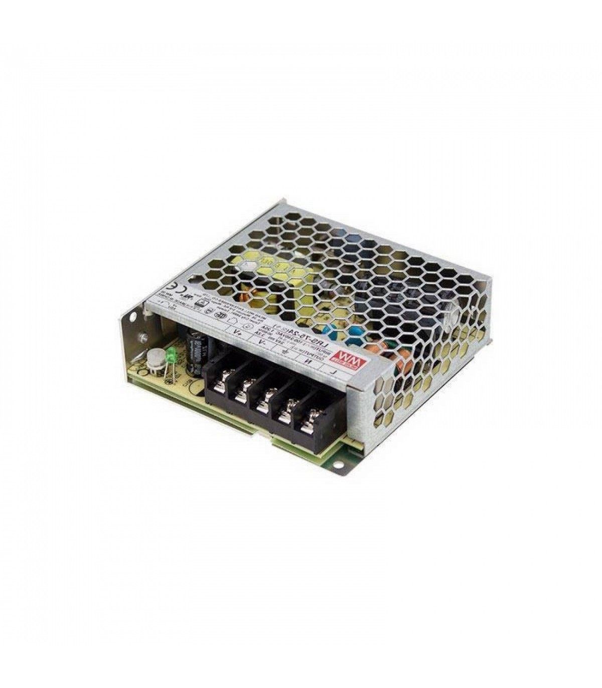 Fuente alimentación Mean Well 75W 24Vdc 3.2A IP20 LRS-75-24