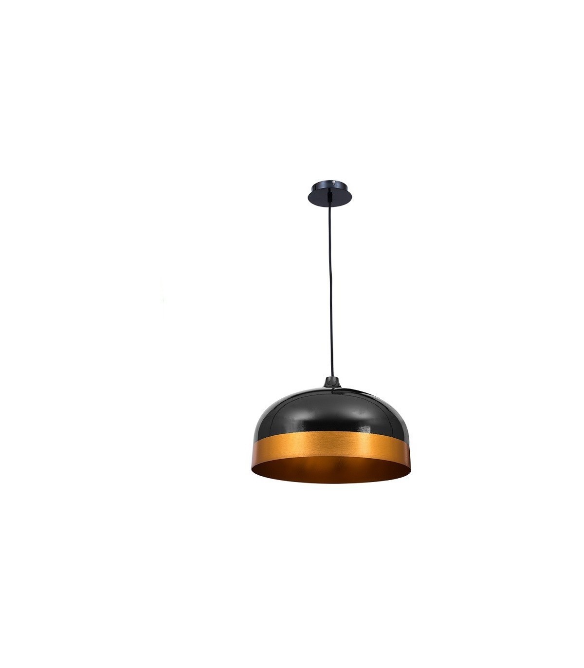 Lámpara Colgante Edison Negro/Dorado 1XE27 REGX33