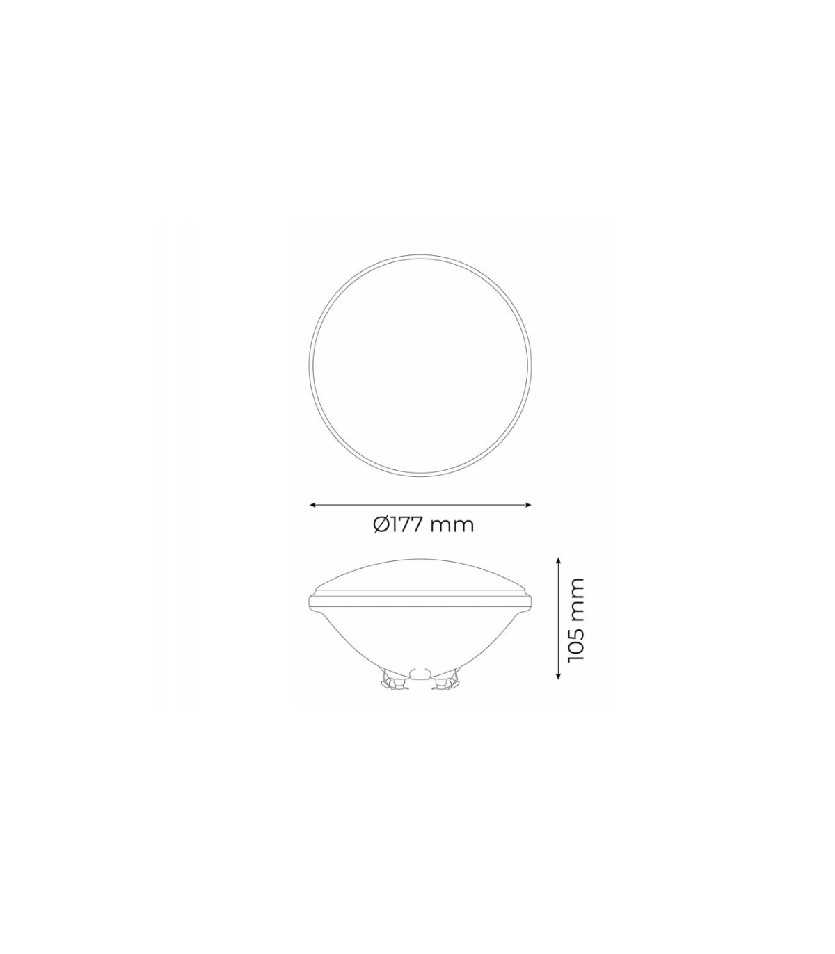 Bombilla PAR56 12VDC 18W 1700Lm IP68 RGBW