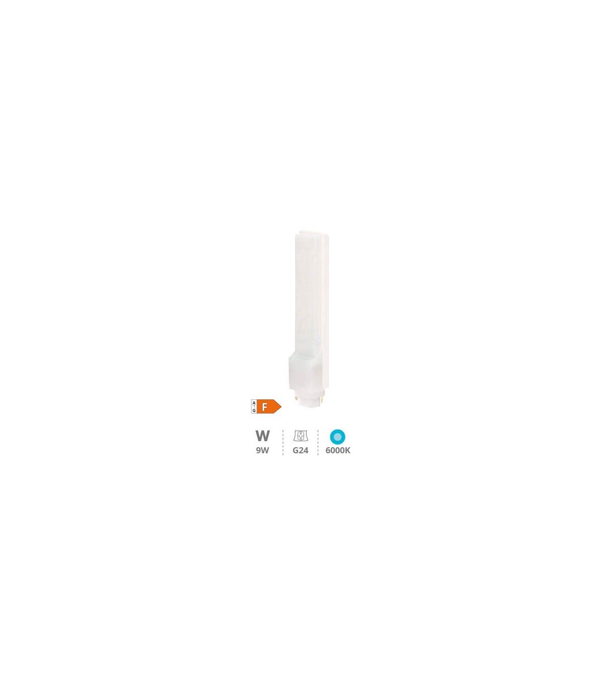 Bombilla LED PL 9W 850Lm G24