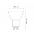 Dicroica Led GU10 Luxtar 3W 250Lm 100º