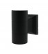 Aplique LED de pared 2x3W 540Lm 36º IP54 3000K Black Tube