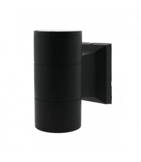 Aplique LED de pared 2x3W 540Lm 36º IP54 3000K Black Tube