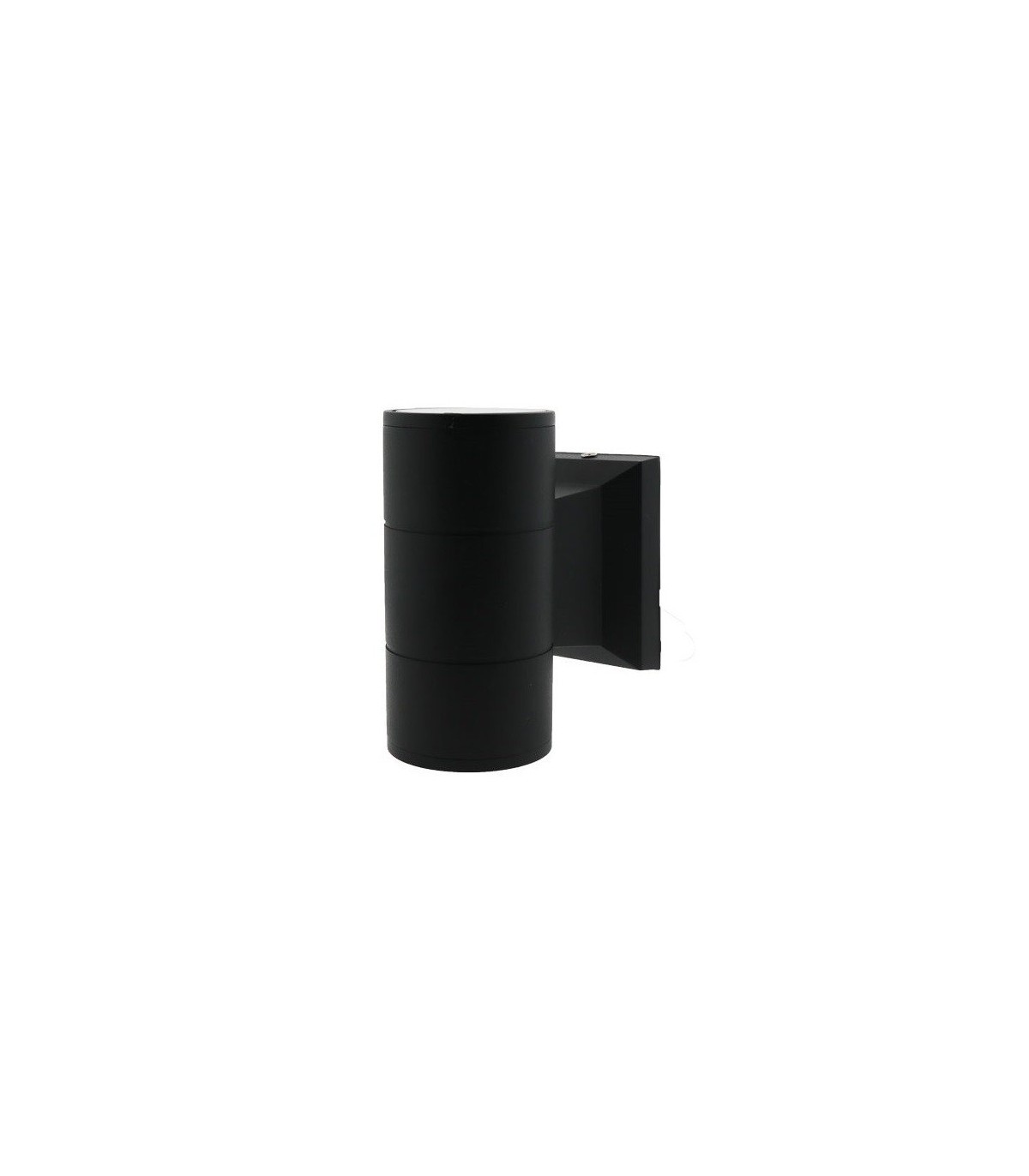Aplique LED de pared 2x3W 540Lm 36º IP54 3000K Black Tube