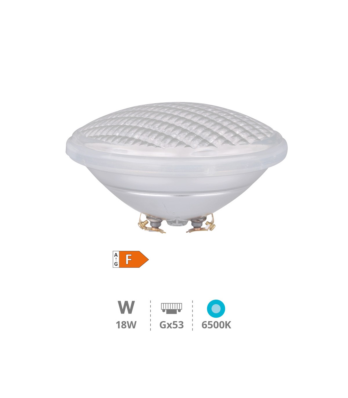 Bombilla PAR56 12V AC/DC 18W 1800Lm IP68 GSC