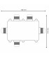 Caja Estanca Cinco Conectores IP68 LEDME