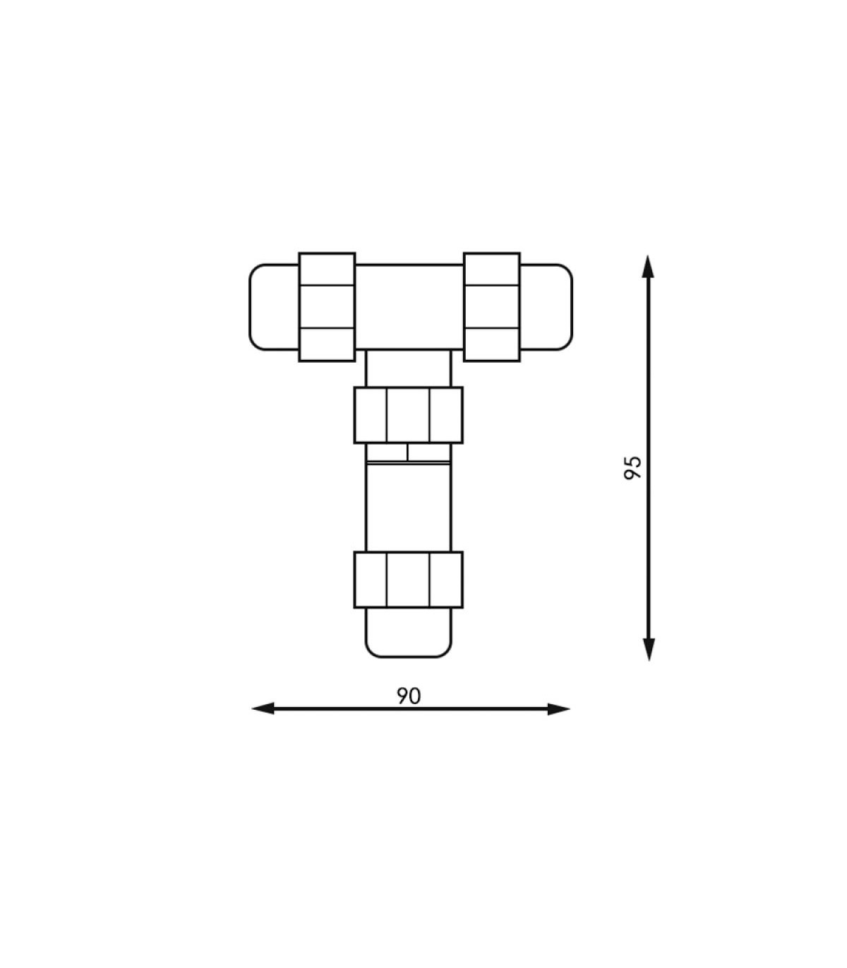 Conector estanco en T IP68 RELECTRIC