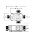 Caja Estanca cuatro Conectores IP68 RELECTRIC