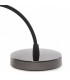 Pendel 1M - Cable Negro - Portalámparas E27 Negro - Rosetón Negro