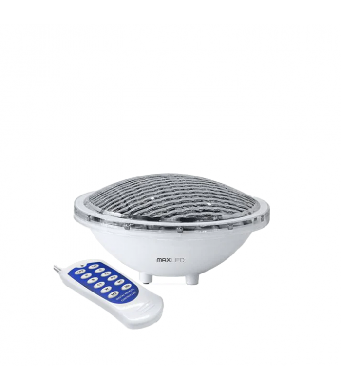 Bombilla MXLD PAR56 12V AC/DC 24W 1500Lm IP68 RGB + Mando