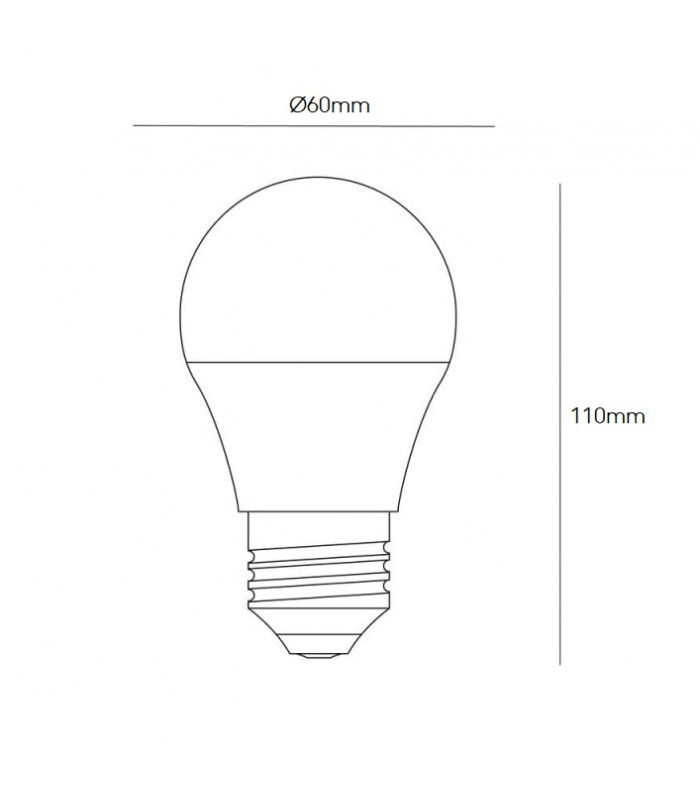 Bombilla Led 6W 200º E27 IP20 Color Decorativa