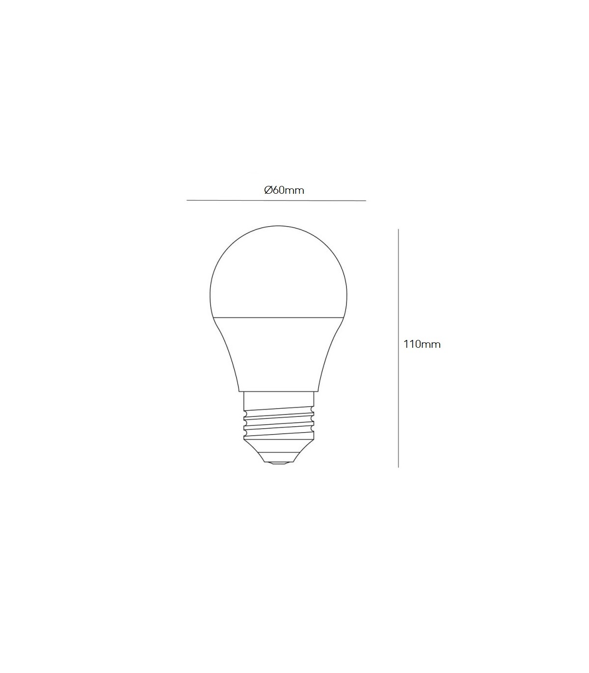 Bombilla Led 6W 200º E27 IP20 Color Decorativa