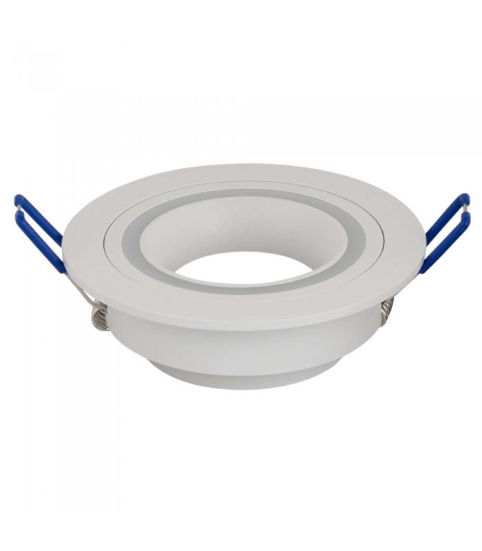 Aro Empotrable Fijo RING/MOON Redondo Blanco