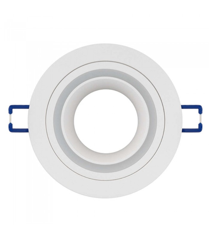 Aro Empotrable Fijo RING/MOON Redondo Blanco