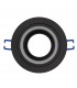 Aro Empotrable Fijo RING/MOON Redondo Negro