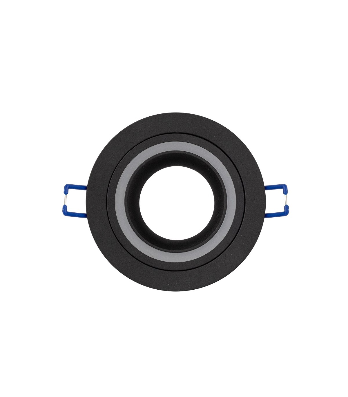 Aro Empotrable Fijo RING/MOON Redondo Negro