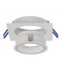 Aro Empotrable Fijo Ring Cuadrado Blanco