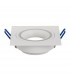 Aro Empotrable Fijo Ring Cuadrado Blanco