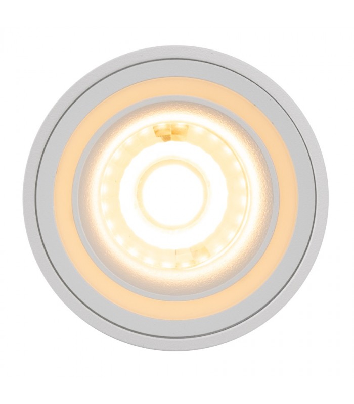 Aplique Superficie Fijo Ring Redondo Blanco