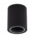 Aplique Superficie Fijo Ring Redondo Negro