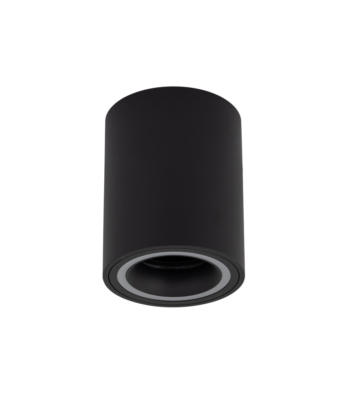 Aplique Superficie Fijo Ring Redondo Negro