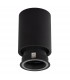 Aplique Superficie Fijo Ring Redondo Negro