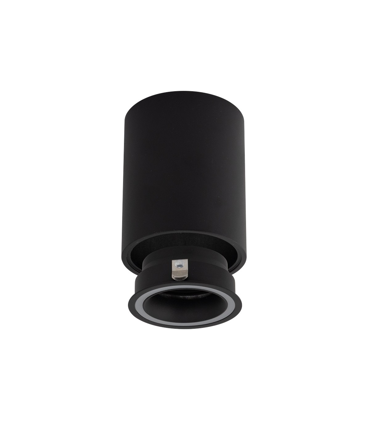 Aplique Superficie Fijo Ring Redondo Negro