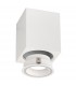 Aplique Superficie Fijo Ring Cuadrado Blanco