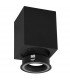 Aplique Superficie Fijo Ring Cuadrado Negro