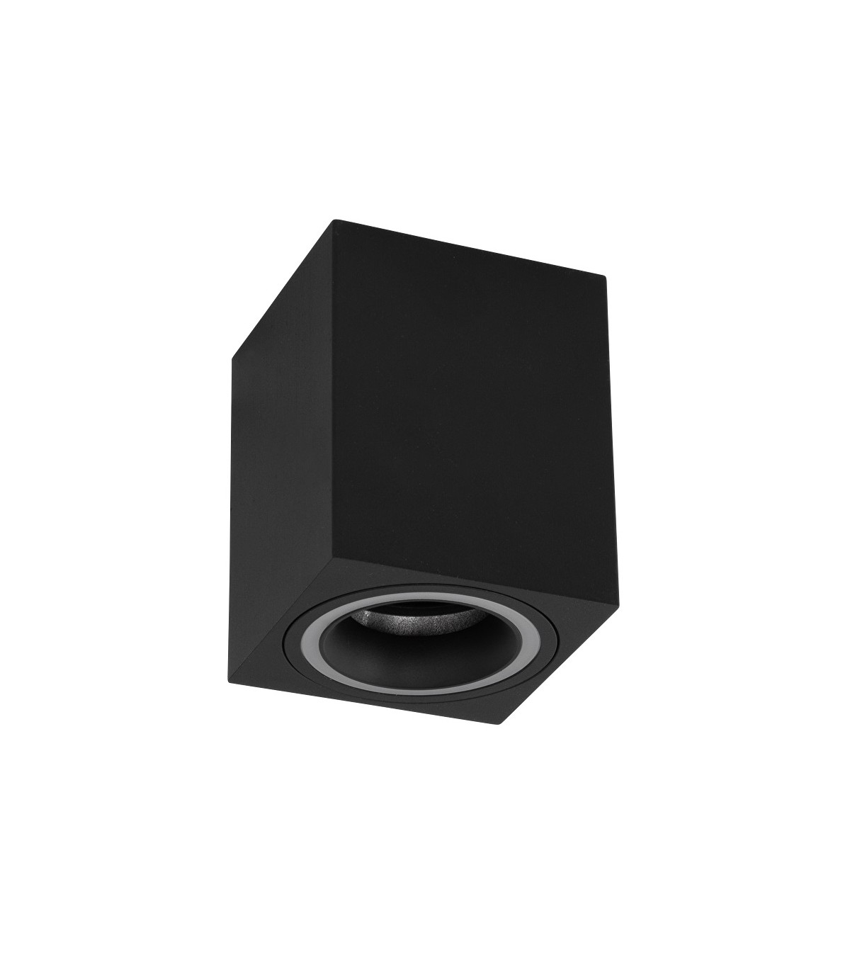 Aplique Superficie Fijo Ring Cuadrado Negro