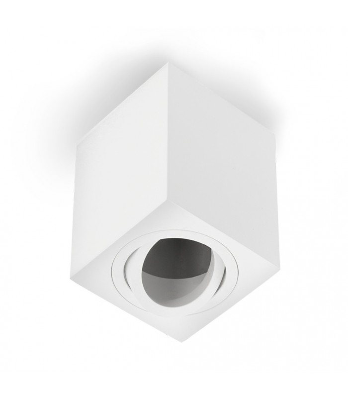 Aplique Basculante Superficie Cuadrado Blanco IP20 MAXLED
