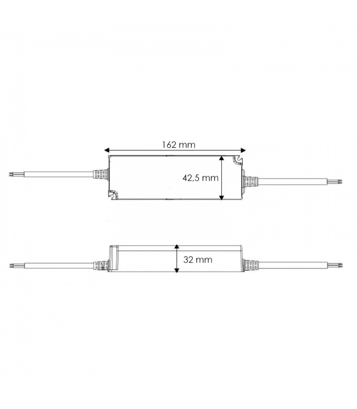 Fuente Alimentación Mean Well 60W 24VDC 2.5A IP67 LPV-60-24