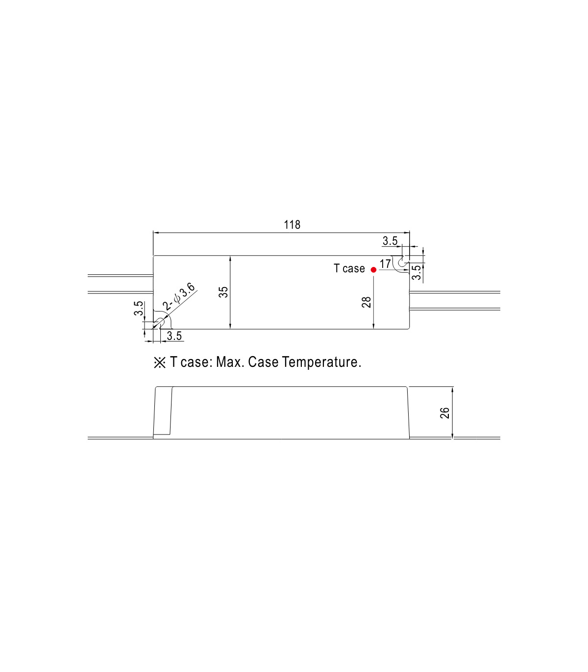 Fuente Alimentación Mean Well 20W 12VDC 1.67A IP67 LPV-20-12