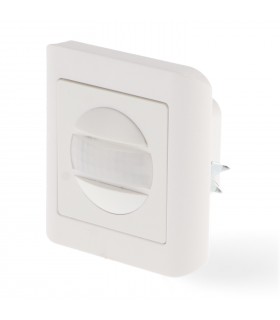 Detector Movimiento Lowin Empotrable Pared 9m IP20 Blanco