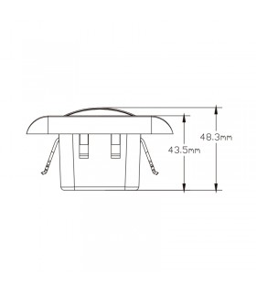 Detector Movimiento Lowin Empotrable Pared 9m IP20 Blanco