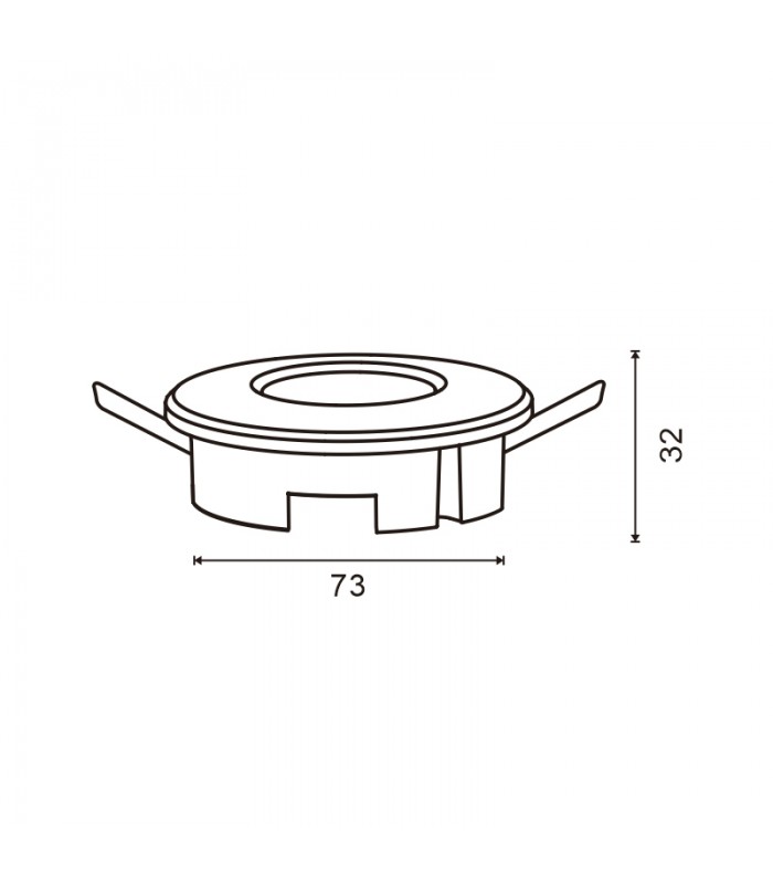 Detector Movimiento Unsitch Empotrar/Superficie Techo 6m IP20 Blanco