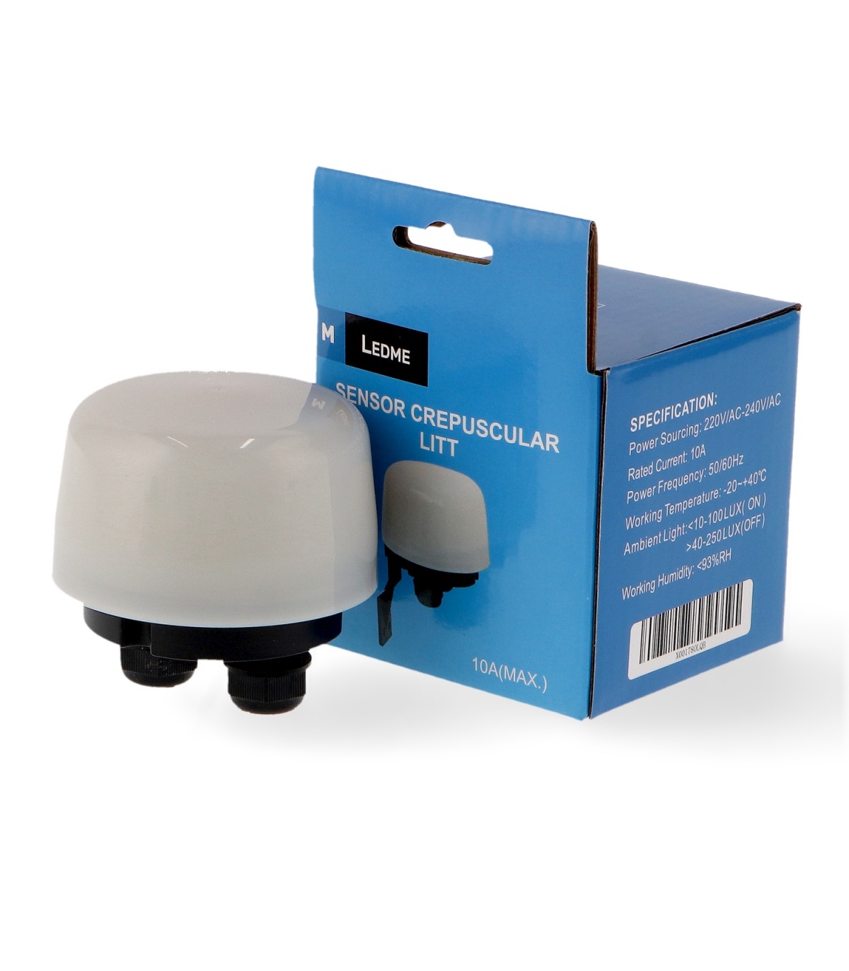 Sensor de Luz Fotoelectrico/Crepuscular Litt 10A IP44