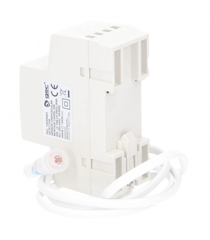 Sensor Crepuscular 20A para Carril DIN IP65